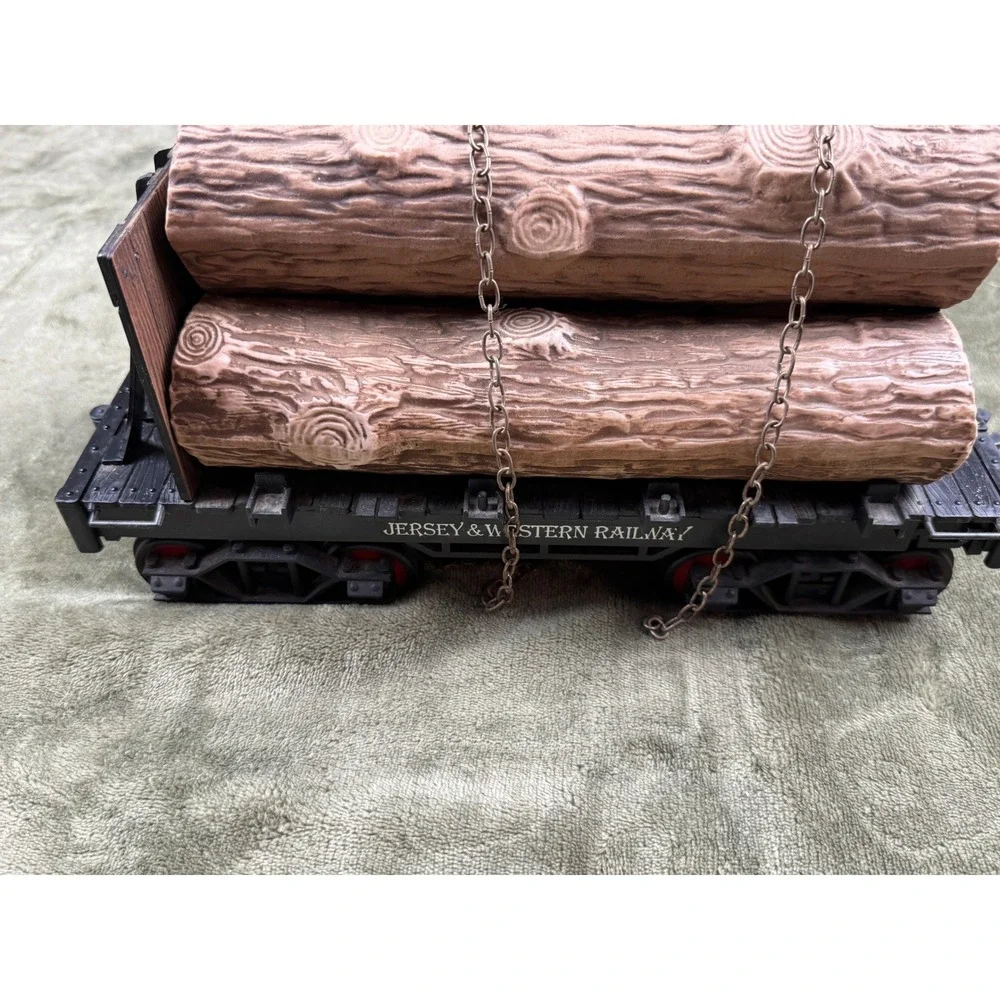 Vintage 1984 Jim Beam Regal China Jersey & Western Railway Log Car Decanter
